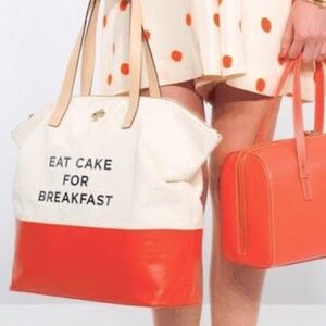 Kate Spade - Let Them Eat Cake - Canvas Tote